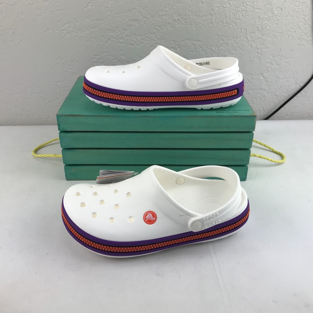 Unisex-Adult Crocs White Unisex Clogs 206594-1DY